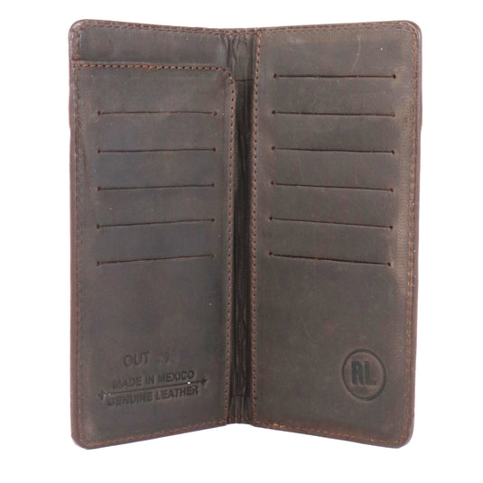 OUT204 - OUTLAW Rodeo Wallet with Leather Logo Patch