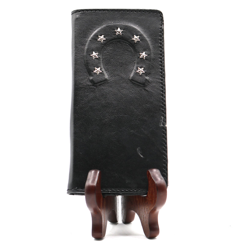 Load image into Gallery viewer, W125 - RockinLeather Rodeo Wallet w/ Raised Horseshoe
