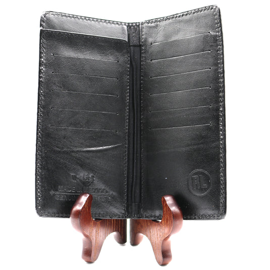 W135 - RockinLeather Black 2nd Amendment Concho Rodeo Wallet