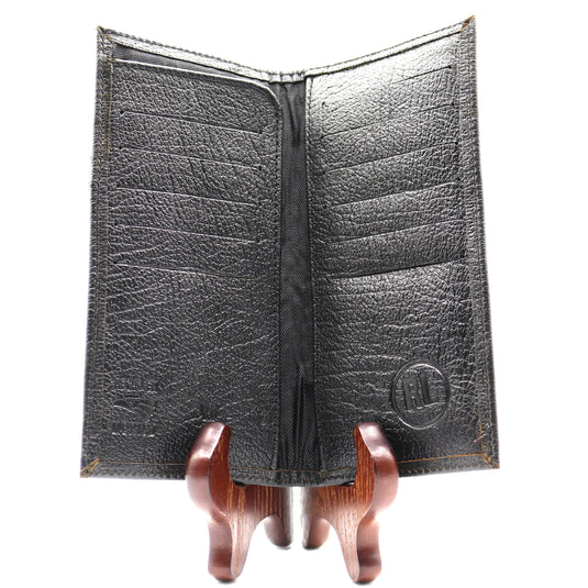 W21 - RockinLeather Black Bullhide Rodeo Wallet