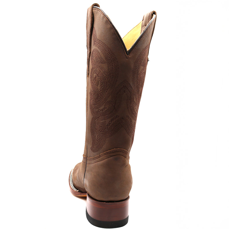 Load image into Gallery viewer, 2802 - RockinLeather Women&#39;s Chocolate Crazy Horse Western Boot
