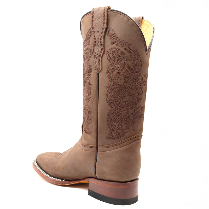 Load image into Gallery viewer, 2802 - RockinLeather Women&#39;s Chocolate Crazy Horse Western Boot
