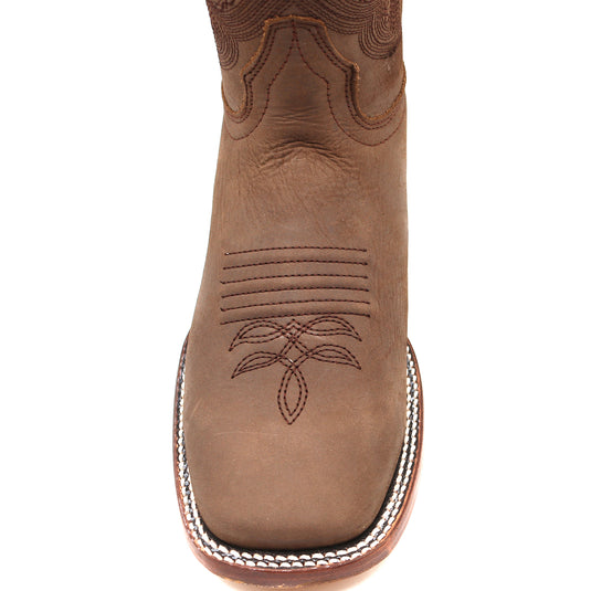 2802 - RockinLeather Women's Chocolate Crazy Horse Western Boot