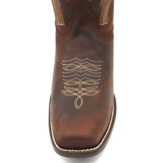 2806 - RockinLeather Women's Mad Dog Brown Western Boot